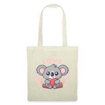 Koala Heart Sweet Love - Tote Bag - red - Front