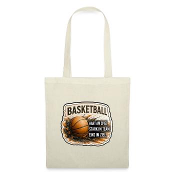 Basketball – Stark im Team - Stoffbeutel - Rot - Vorne