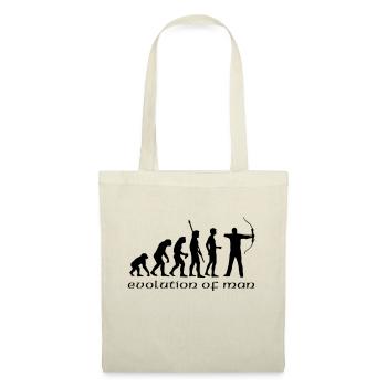 evolution_bogenschiessen_b - Stoffbeutel - Rot - Vorne