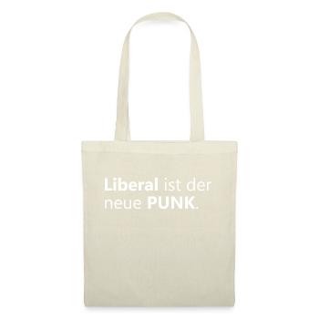 Liberal ist der neue Punk! - Stoffbeutel - Rot - Vorne