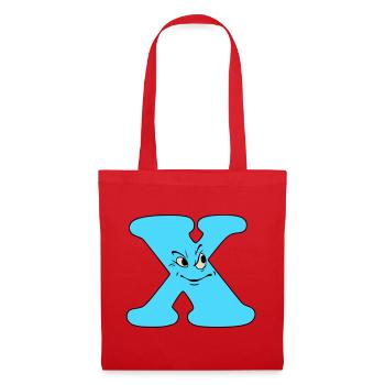 X - Tote Bag - red - Front