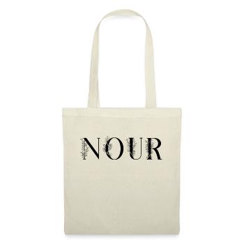 Name - Nour - Stoffbeutel - Rot - Vorne