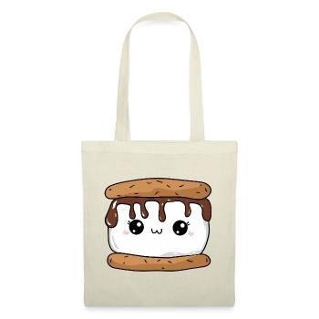 Kawaii Smore Süßer Essensliebhaber - Stoffbeutel - Rot - Vorne