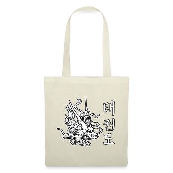 Taekwondo Dragon – Asian martial arts design - Tote Bag - red - Front