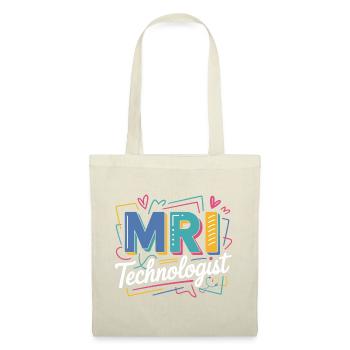 MRI Technologist Color Explosion - Tote Bag - red - Front