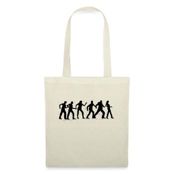 On silent soles - let's dance - let's move - Tote Bag - red - Front