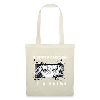 It’s not a cartoon – Anime Fan Art - Tote Bag - red - Front