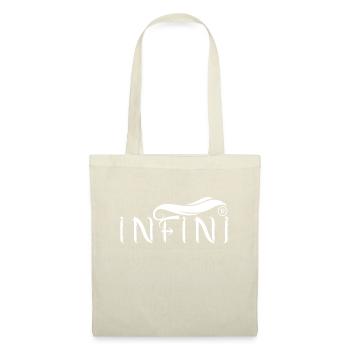 INFINI WHITE - Sac en tissu - rouge - Devant