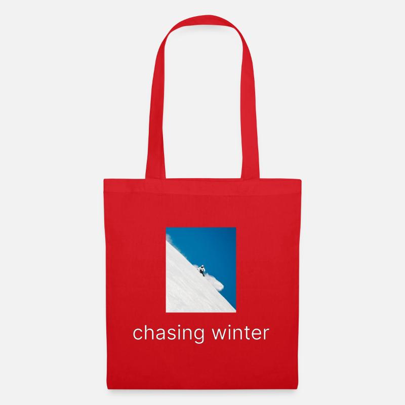 Chasing Winter - Tote Bag - red