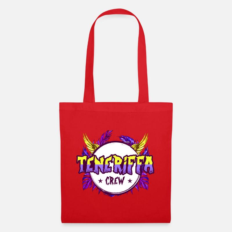 Teneriffa Crew Bunt - Stoffbeutel - Rot