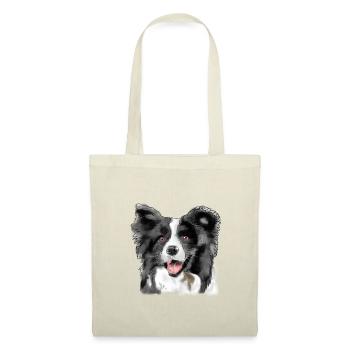 Border Collie - Stoffbeutel - Rot - Vorne