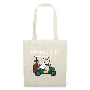 Trop bête, Oie de golf - Sac en tissu - rouge - Devant