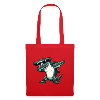 Dabbing hammerhead shark - Tote Bag - red - Front