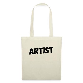 artiste - Sac en tissu - rouge - Devant