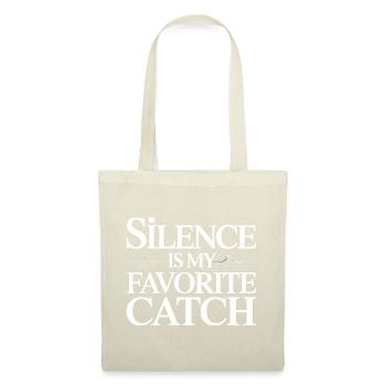 Le silence est ma phrase préférée - Sac en tissu - rouge - Devant
