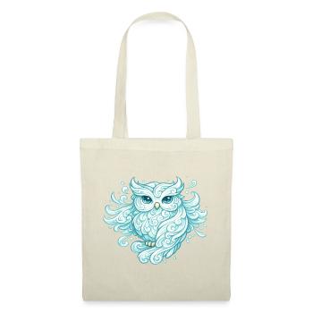Air owl – animal made of wind - Tote Bag - red - Front