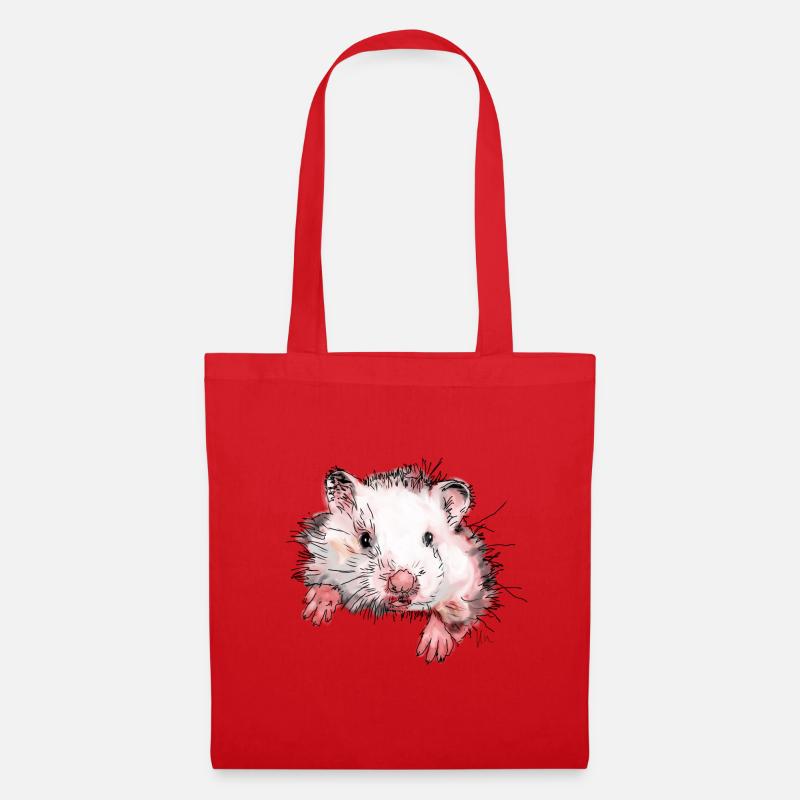 Hamster - Tote Bag - red
