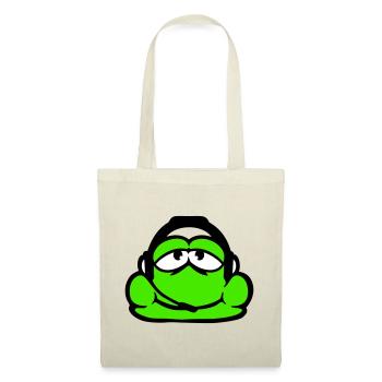 Frosch Gamer Headset Nerd zocken Kopfhörer Spielen - Stoffbeutel - Rot - Vorne