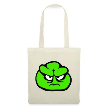 frog angry angry angry angry unhappy upset cute - Tote Bag - red - Front