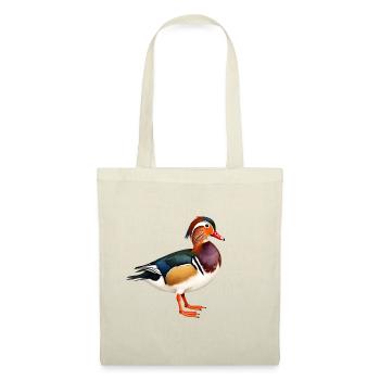 mandarin duck - Tote Bag - red - Front