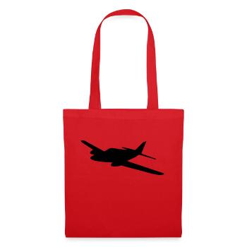 Light aircraft - Tote Bag - red - Front
