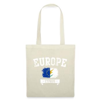 Emblème Europe Chypre - Sac en tissu - rouge - Devant