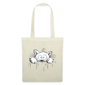 Chats blancs I Cat Amis Cadeau - Sac en tissu - rouge - Devant