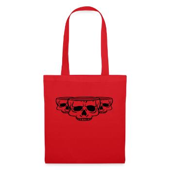 Crâne de la Coupe des Amis de l’Équipe - Sac en tissu - rouge - Devant