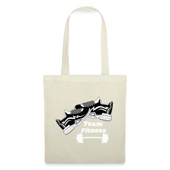 Team Fitness Sneaker and Dumbbell - Tote Bag - red - Front