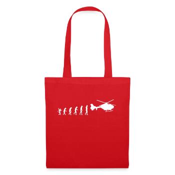 Helicopter Helicopter Evolution - Tote Bag - red - Front