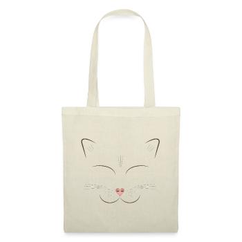 Cat sketch for all cat lovers for Cat Day - Tote Bag - red - Front