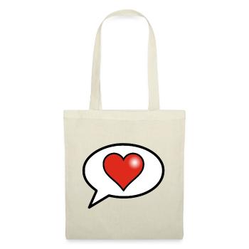 Love Bubble - Tote Bag - red - Front