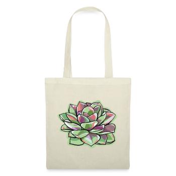 Echeveria Fat Leaf Rosette Succulente - Sac en tissu - rouge - Devant