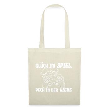 Chance dans le jeu, malchance en amour - Sac en tissu - rouge - Devant