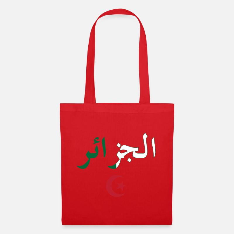 Algeria BZ Flag - Tote Bag - red