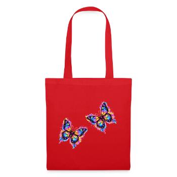 Butterflies Neon - Tote Bag - red - Front