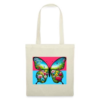 Schmetterling - Stoffbeutel - Rot - Vorne