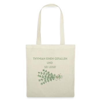 Thyme a favor and be quiet - Tote Bag - red - Front