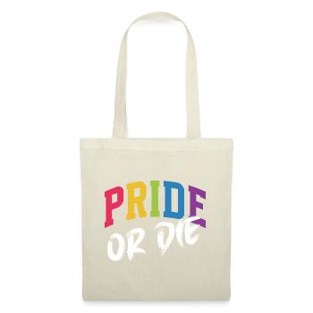 LGBT-Pride-Monat – Pride or Die - Stoffbeutel - Rot - Vorne