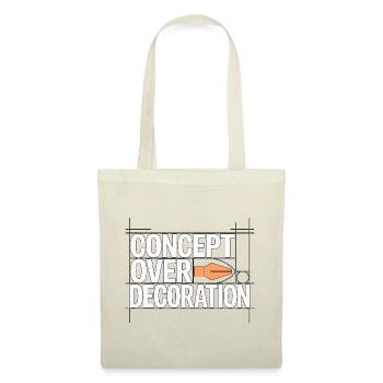 Logo Designer Concept Over Branding Specialist - Tote Bag - red - Front