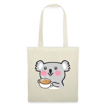 Koala-Kaffee-Cheer - Stoffbeutel - Rot - Vorne