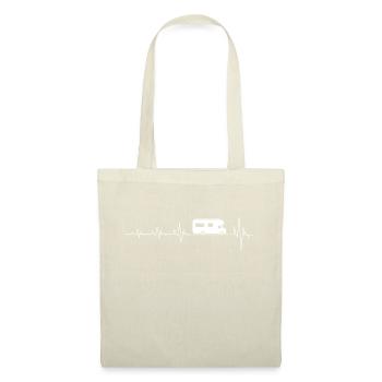 Camper heartbeat - Tote Bag - red - Front