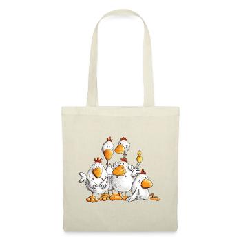 Funny Chickens for Chicken Lovers - Tote Bag - red - Front