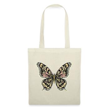 Boho Schmetterling - Stoffbeutel - Rot - Vorne