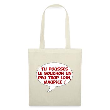 Maurice et le bouchon poussé trop loin - Sac en tissu - rouge - Devant