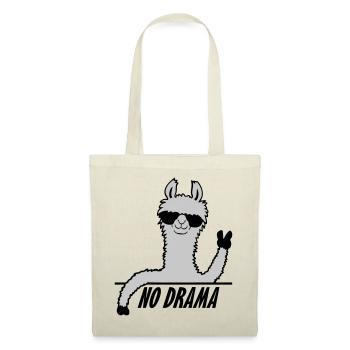 Pas de drame Lama - Sac en tissu - rouge - Devant