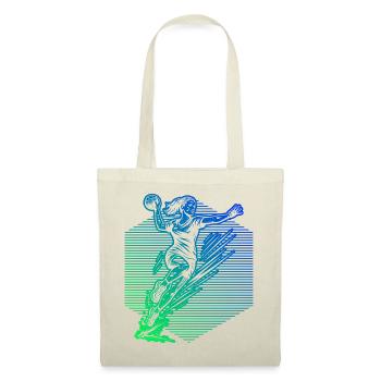 Handball Illustration für Handball fuer Frauen - Stoffbeutel - Rot - Vorne