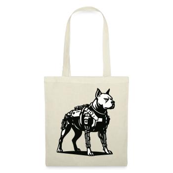 Cyborg Dog - Stoffbeutel - Rot - Vorne