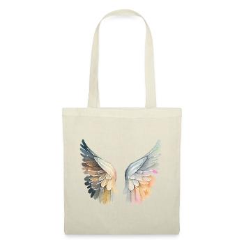 Artistic pastel angel wings - Tote Bag - red - Front