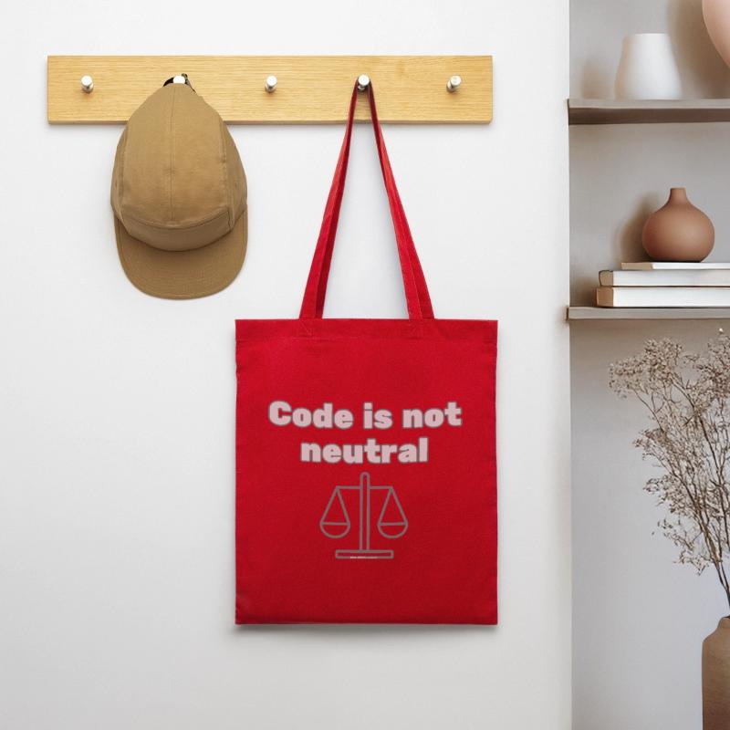 Le code n’st pas neutre Énoncé d’éthique du codeur Sac en tissu